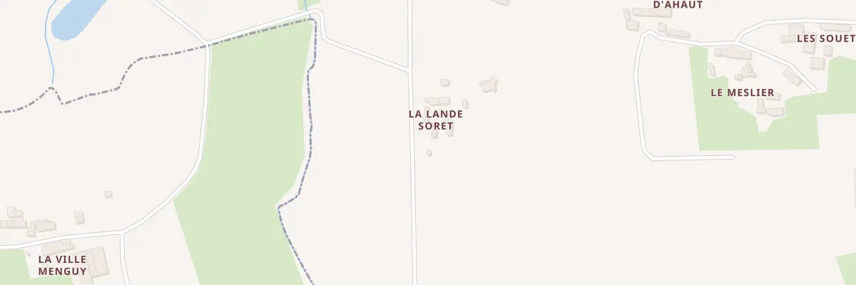 Plan du 5155 Lande Soret à Trévérien