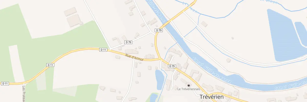 Plan du 5240 Le Bourg à Trévérien