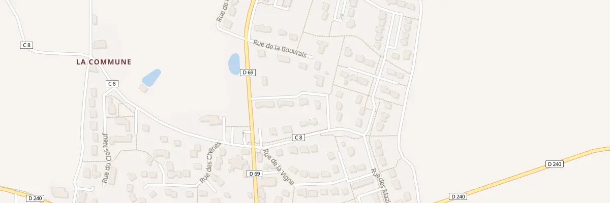 Plan du 4 Rue de la Cave Neuve au Verger