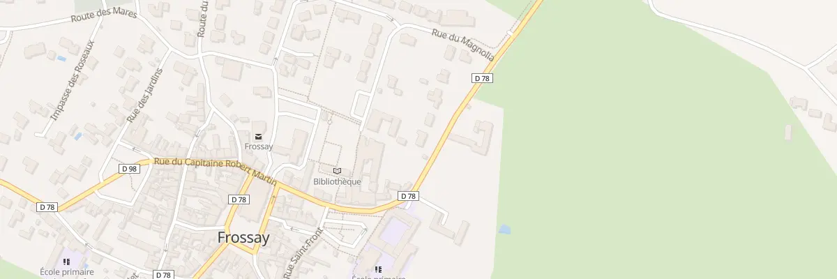 Plan du 13 Rue de Bel Air à Frossay