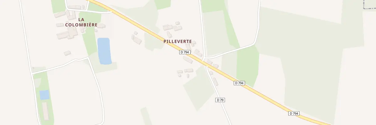 Plan du 5035 Pilleverte à Plesder