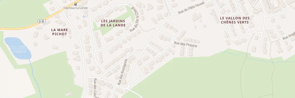 Plan du 5 Rue des Hirondelles à Talensac