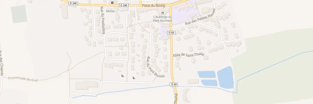 Plan du 5 Rue du Pont Brossis au Verger