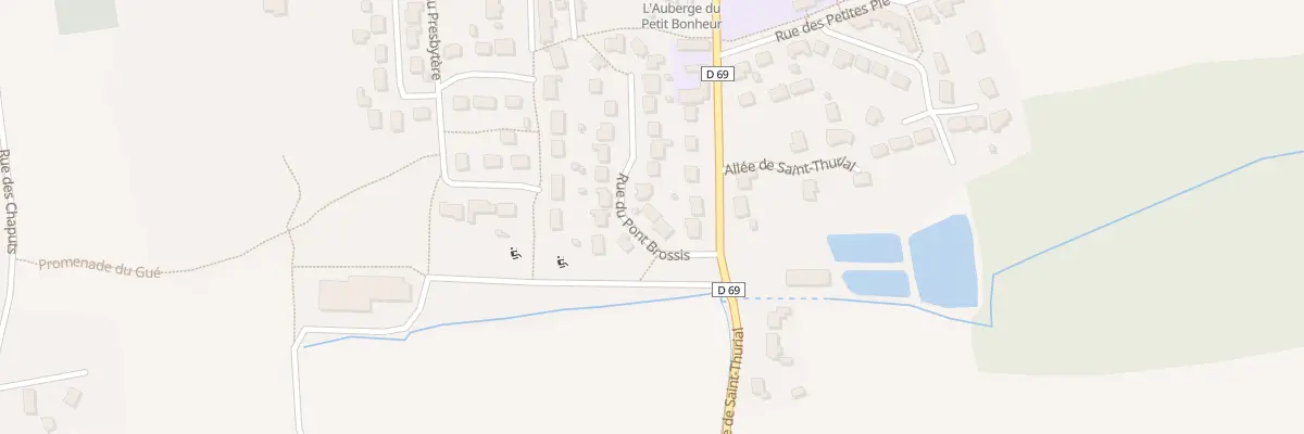 Plan du 5351 Rue du Pont Brossis au Verger