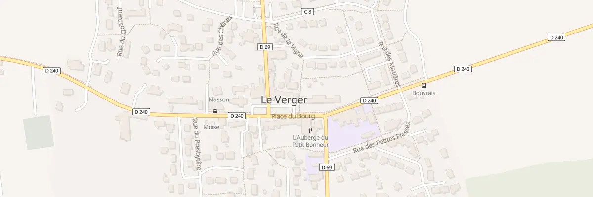 Plan du 1 Rue de la Vigne au Verger