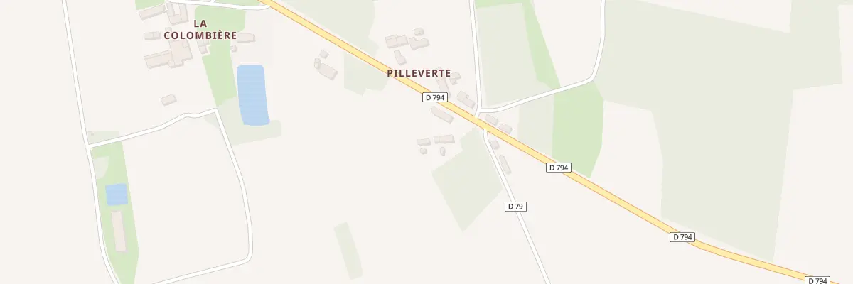 Plan du 5022 Pilleverte à Plesder