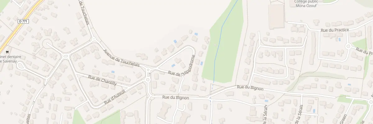 Plan du 12 Rue de l’Hippodrome à Savenay