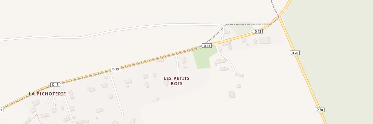 Plan du 5260 Les Petits Bois à Saint-Thual