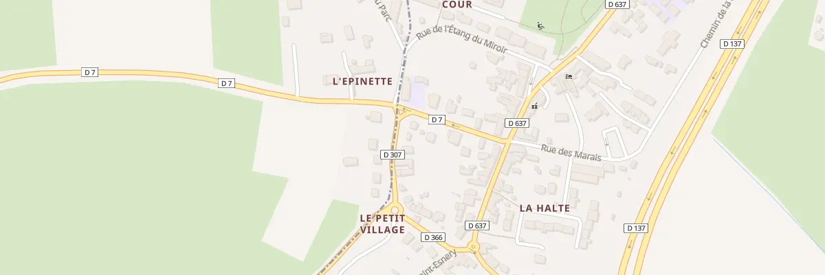 Plan du 1 Rue le Petit Village à Châteauneuf-d’Ille-et-Vilaine