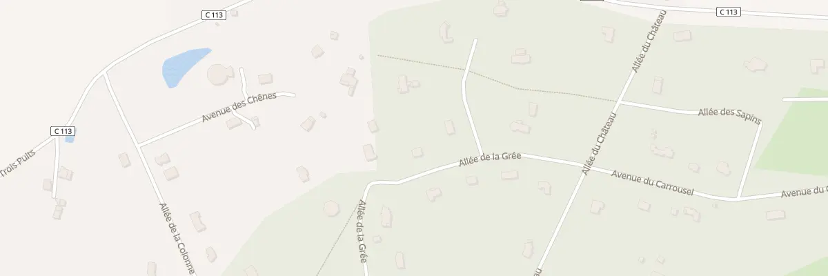 Plan du 6 All de la Gree Dom de Carheil à Plessé