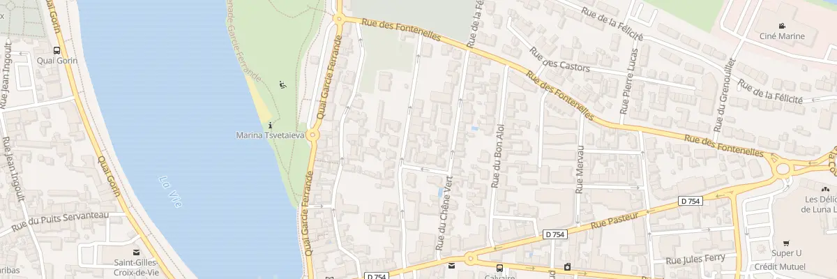 Plan du 17 Rue du château à Saint-Gilles-Croix-de-Vie