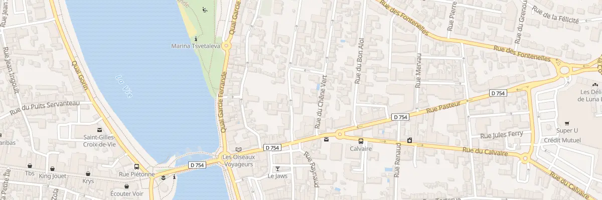 Plan du 25 Rue du château à Saint-Gilles-Croix-de-Vie
