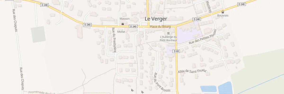 Plan du 8 Rue des Rosiers au Verger