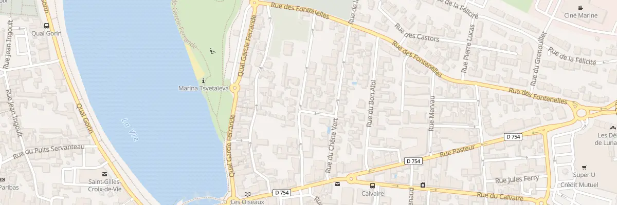Plan du 19 Rue du château à Saint-Gilles-Croix-de-Vie