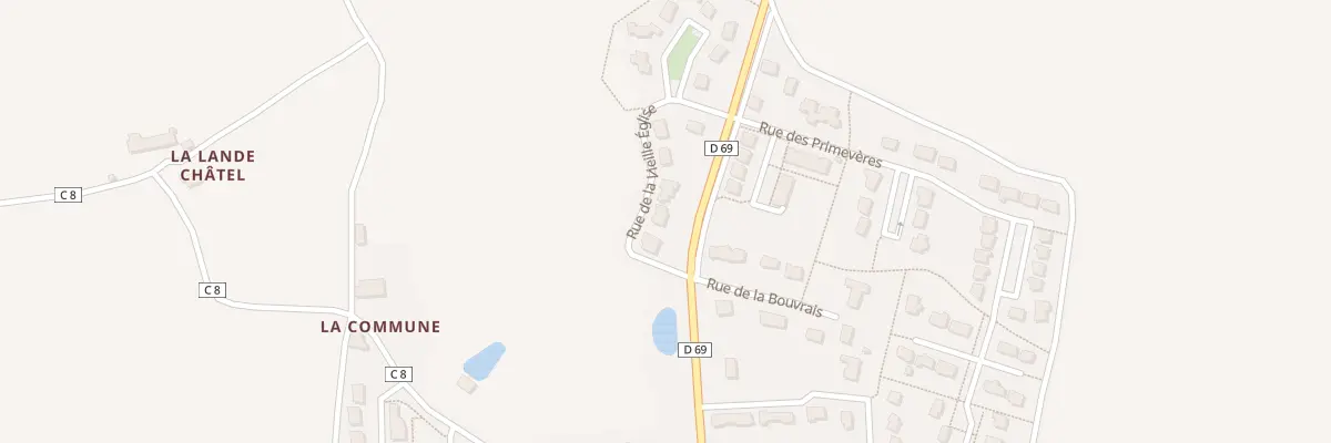 Plan du 10 Rue de la Vieille Eglise au Verger