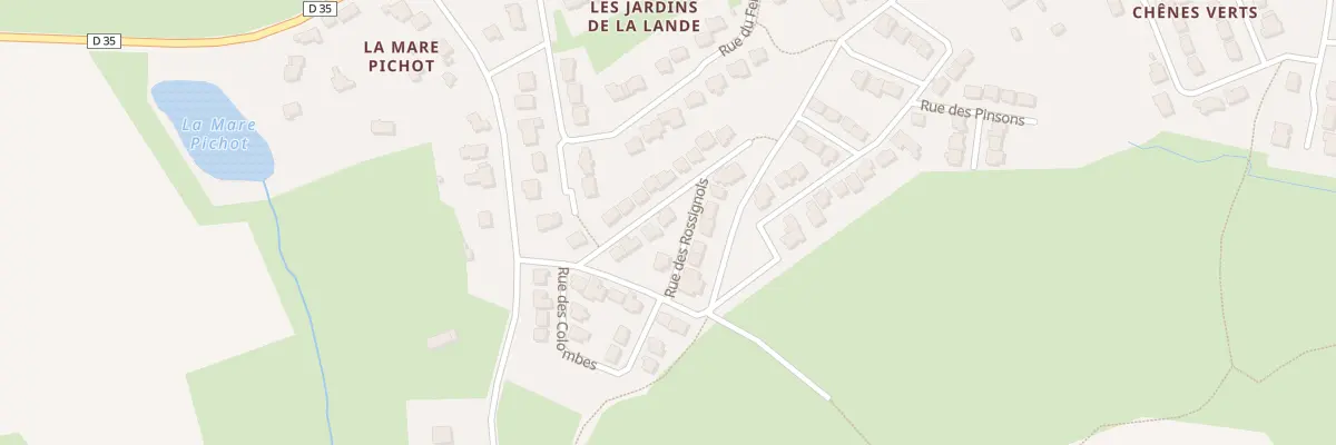 Plan du 3 Rue des Rossignols à Talensac