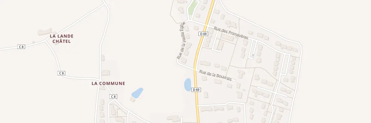 Plan du 12 Rue de la Vieille Eglise au Verger