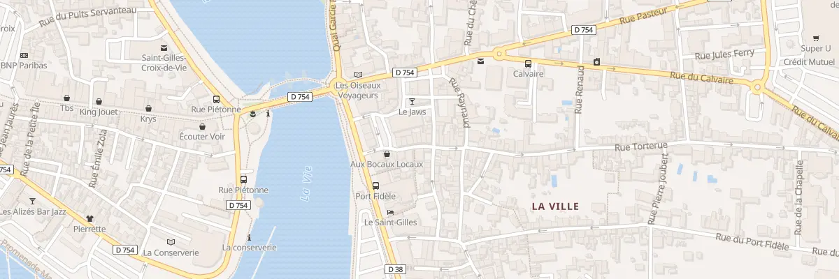 Plan du 12 Rue achard à Saint-Gilles-Croix-de-Vie