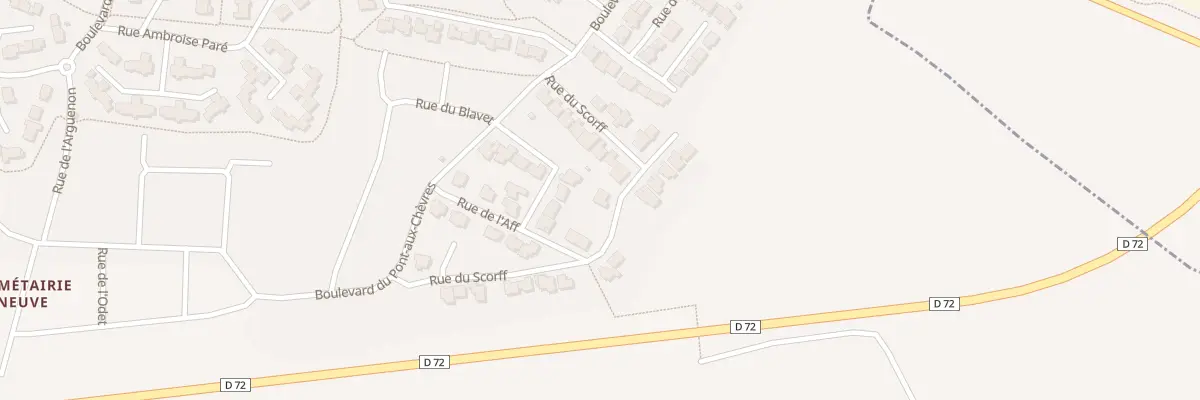 Plan du 18 Rue DU SCORFF à Bédée