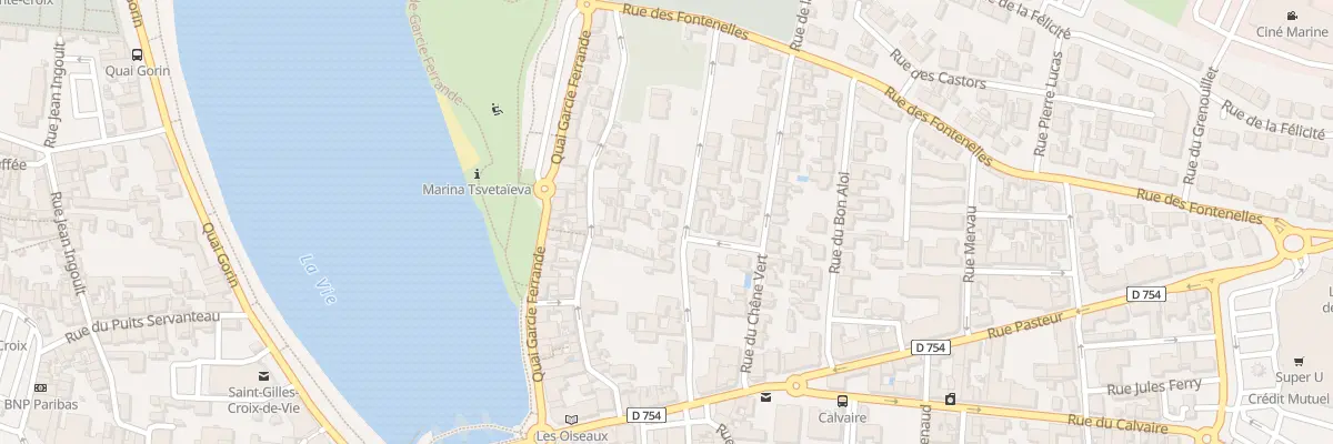 Plan du 18 Rue du château à Saint-Gilles-Croix-de-Vie