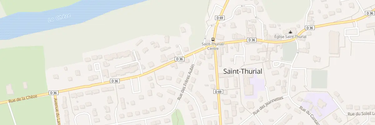 Plan du 1B Rue de la Chèze à Saint-Thurial
