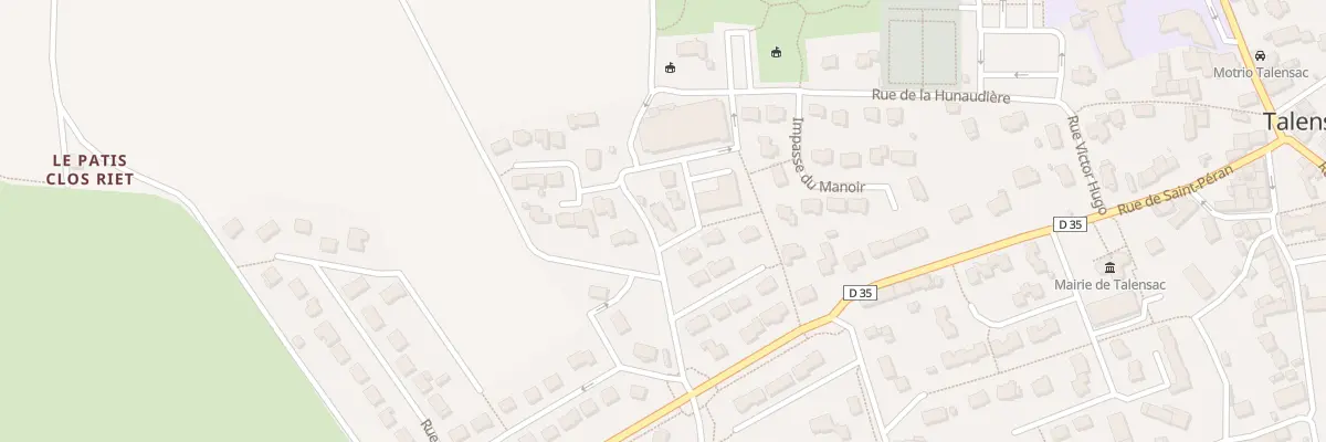 Plan du 1 Rue du Haiment à Talensac