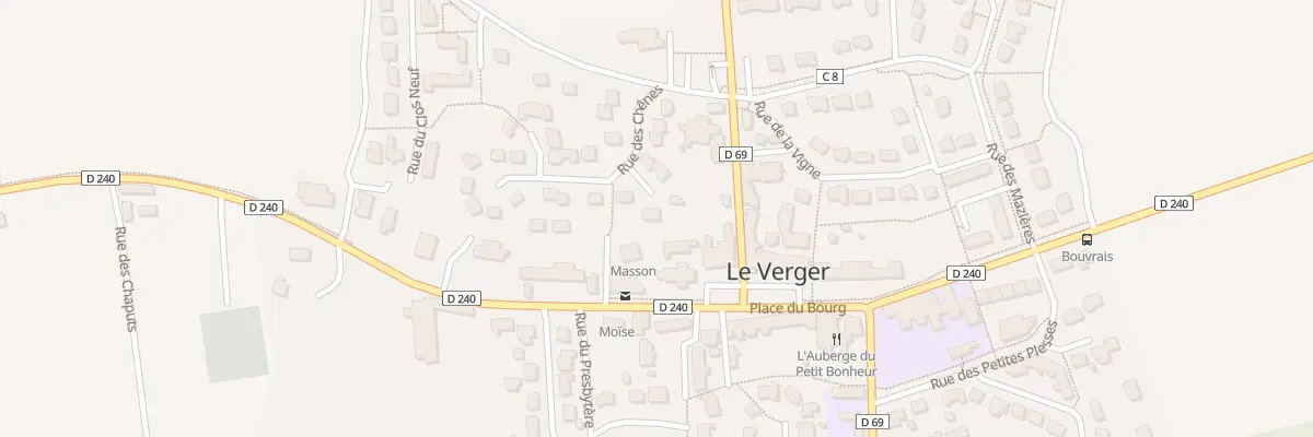 Plan du 5329 Rue des Chênes au Verger