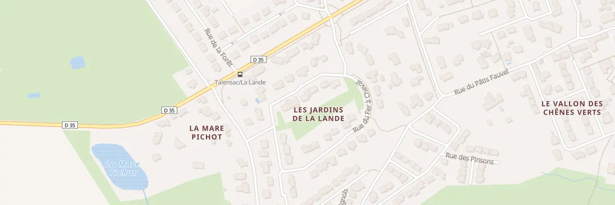 Plan du 7 Rue du Fer à Cheval à Talensac