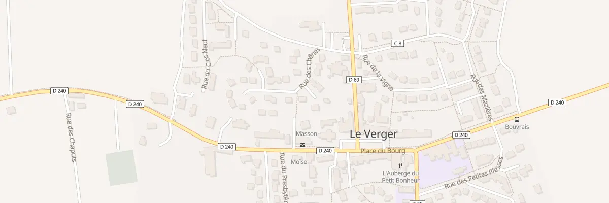 Plan du 22 Rue des Chênes au Verger