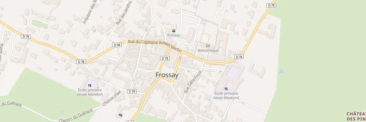 Plan du 2 Pl de l’Eglise à Frossay