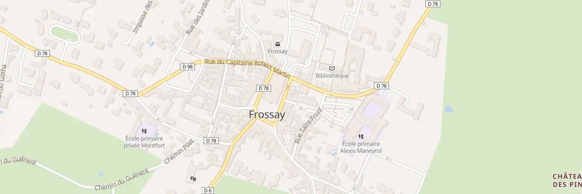 Plan du 3 Pl de l’Eglise à Frossay