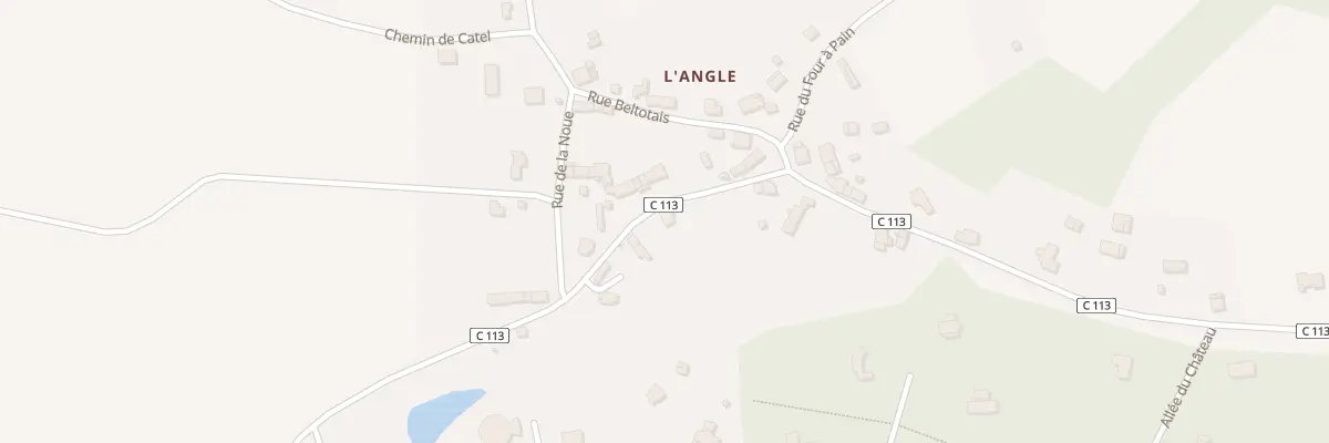 Plan du 5756 Langle à Plessé