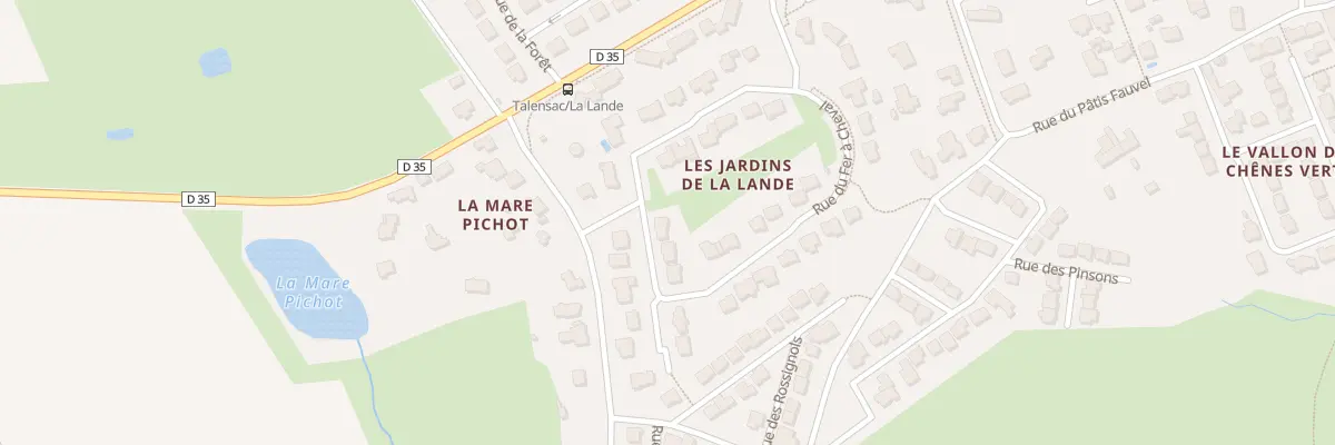Plan du 13 Rue du Fer à Cheval à Talensac
