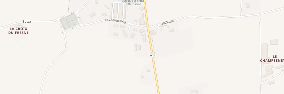 Plan du 5114 Le Champ Noel à Saint-Thual