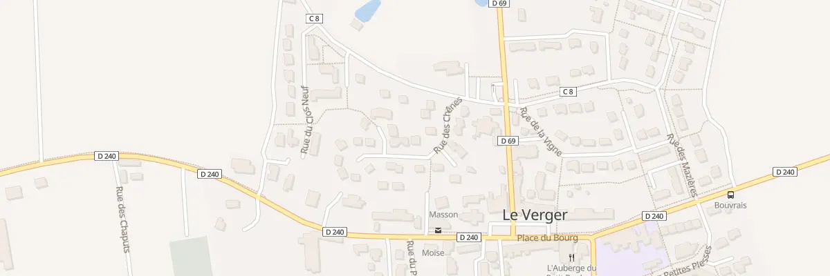 Plan du 4 Rue des Chênes au Verger