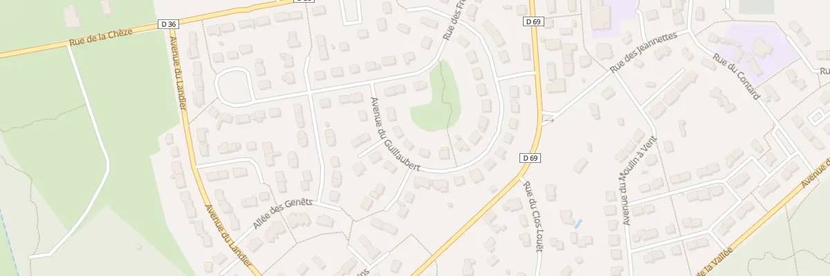 Plan du 20 Av du Guillaubert à Saint-Thurial