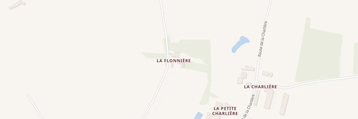 Plan de La Flonnière à Châteauneuf