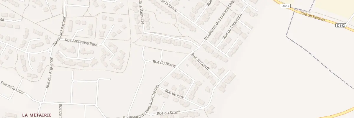 Plan du 2 Rue DU BLAVET à Bédée