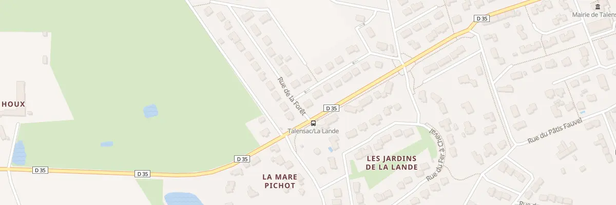 Plan du 2 Rue de la Forêt à Talensac