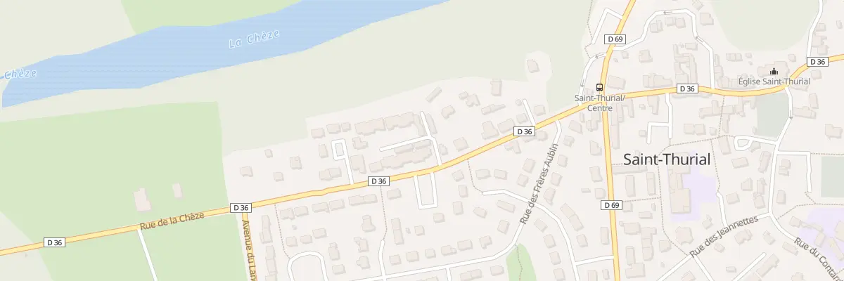 Plan du 16B Rue de la Chèze à Saint-Thurial