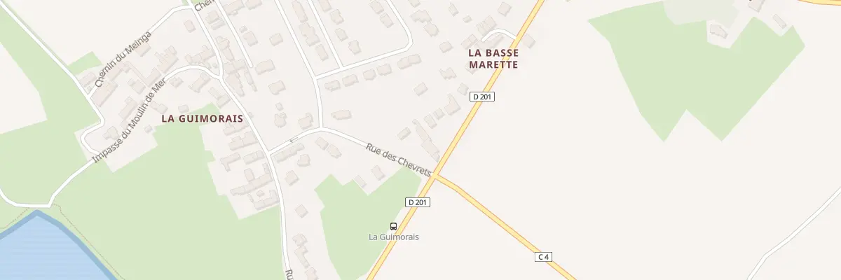 Plan du 1 Rue des Chevrets à Saint-Coulomb