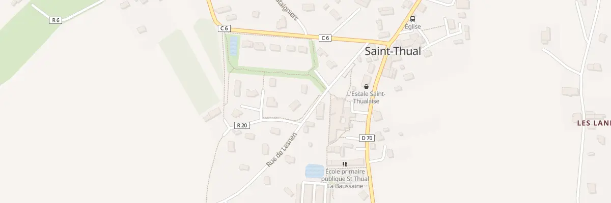 Plan du 2 Rue de Lesnen à Saint-Thual