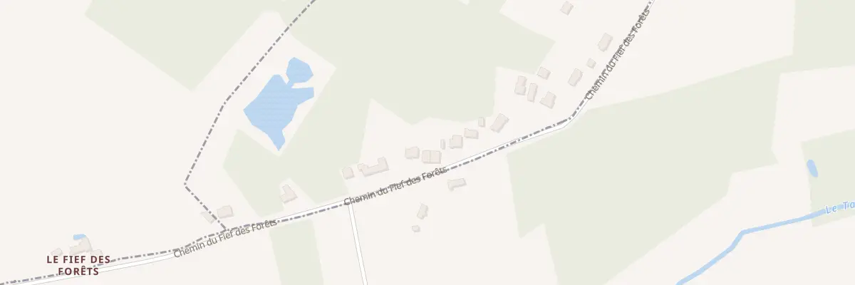 Plan du 14 Che du Fief des Forets à Châteauneuf