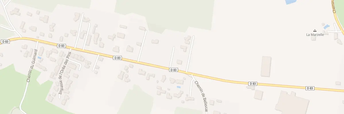 Plan du 107T Rte de Notre Dame de Riez à Saint-Hilaire-de-Riez