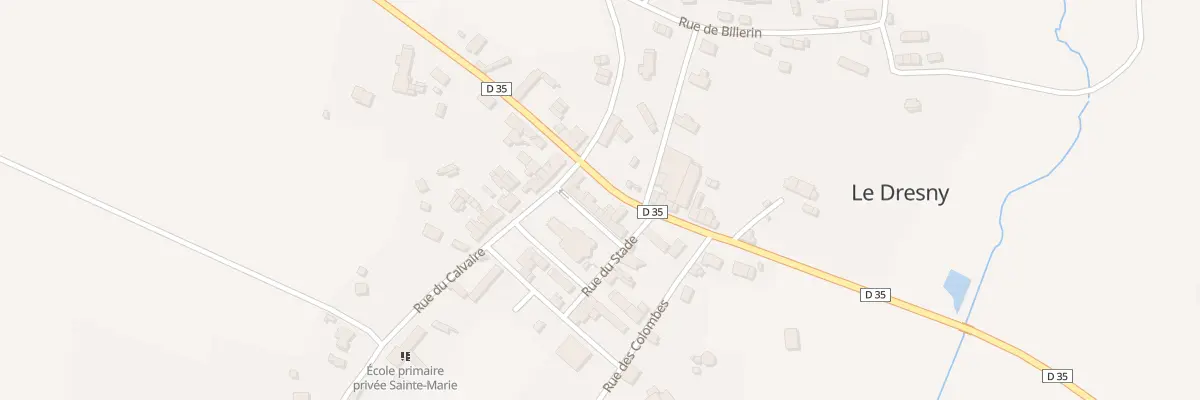 Plan du 3 Pl de l’Eglise du Dresny à Plessé