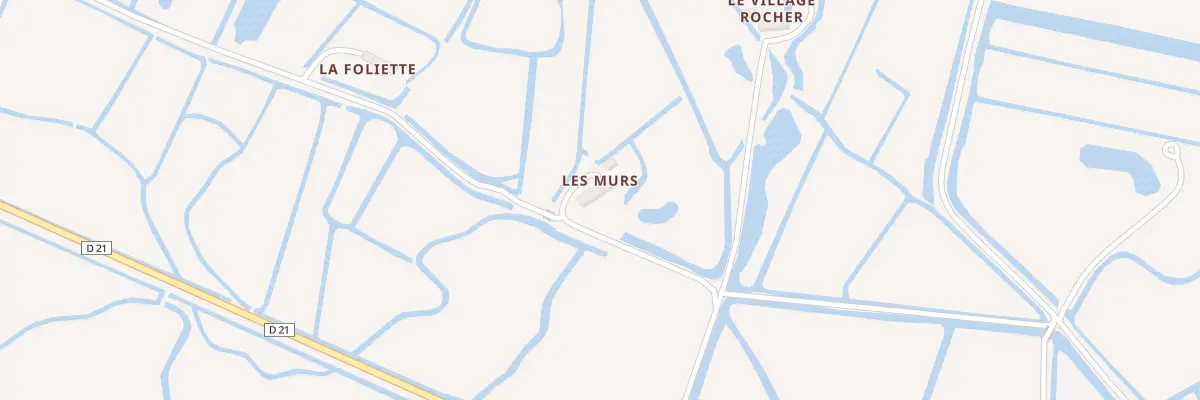 Plan du 306 Les Murs à Bois-de-Céné