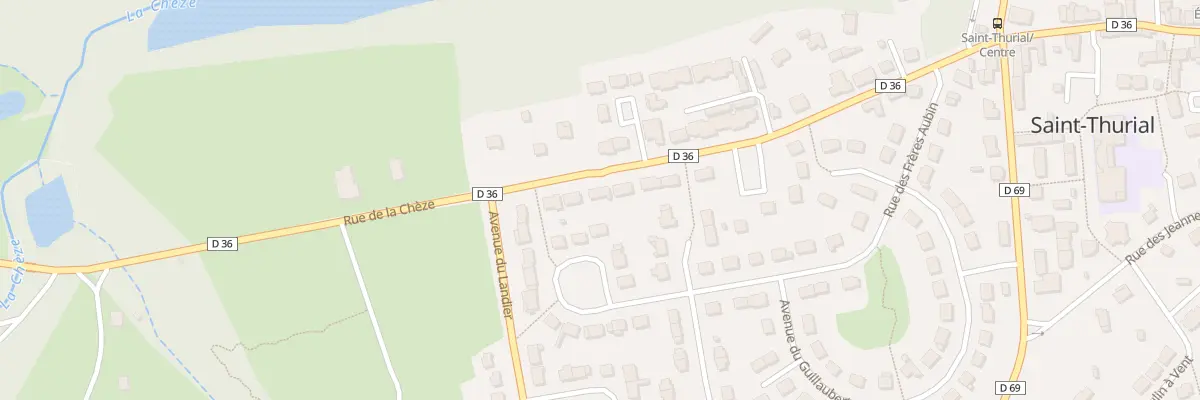 Plan du 15 Rue de la Chèze à Saint-Thurial
