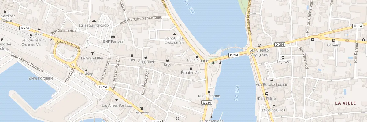 Plan du 6 Rue du général de gaulle à Saint-Gilles-Croix-de-Vie