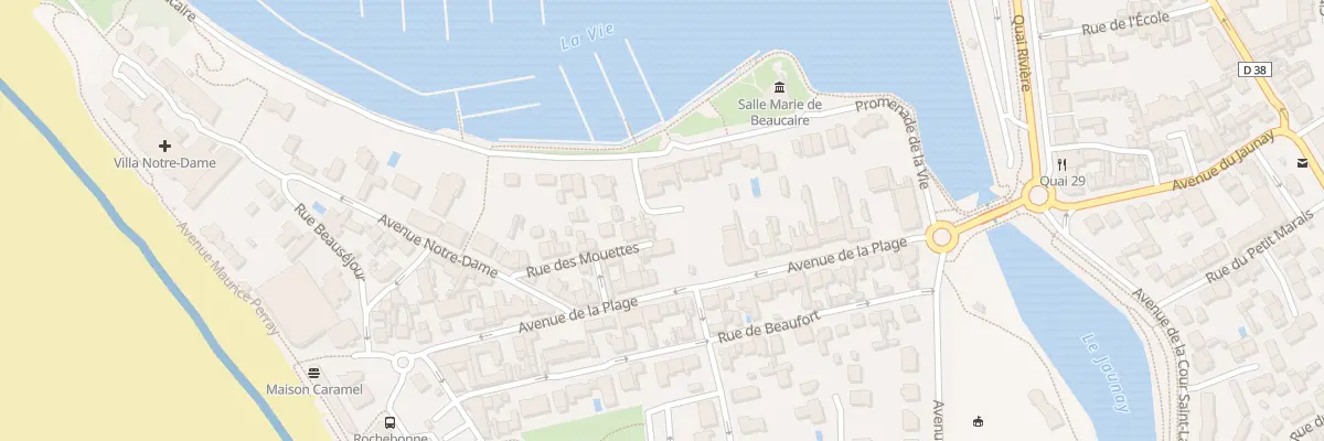 Plan du 33 Prom de la Vie à Saint-Gilles-Croix-de-Vie