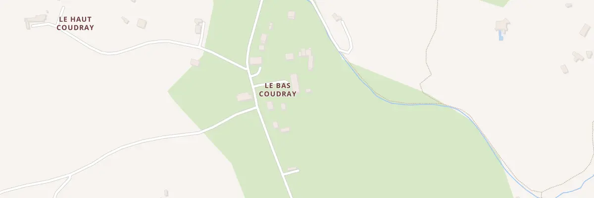 Plan du 5580 Le Bas Coudray à Talensac